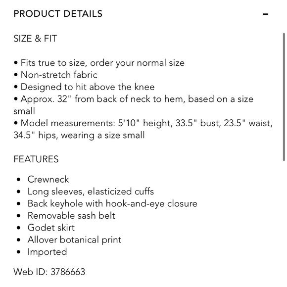 Wayf Altonia Swing Dress - Picture 7 of 7